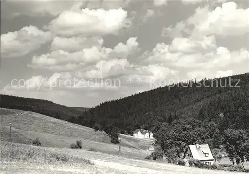 Oberpoebel Schoenfeld Ferienheim und Gaststaette des Reichsbahnamtes Dresden