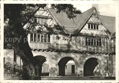 Potsdam Cecilienhof Nationale Gedenkstaette des Potsdamer Abkommens kleiner Hof Kat. Potsdam