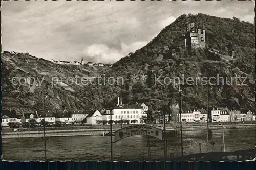 St Goarshausen mit Patersberg / Sankt Goarshausen /Rhein-Lahn-Kreis LKR