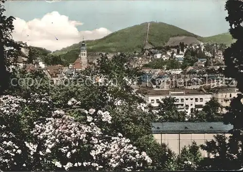 Baden Baden Blick ueber die Stadt Baumbluete Kat. Baden Baden