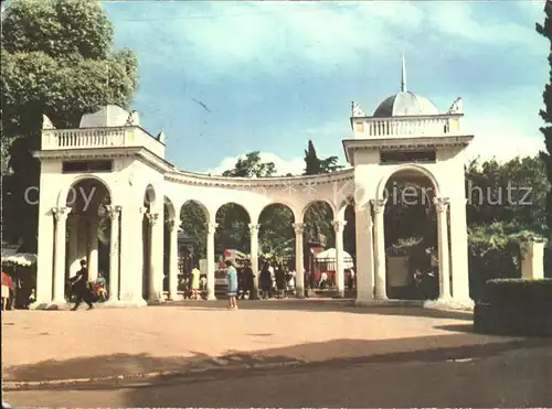 Pizunda Pitsunda Entrance to the Sukhumi Botanical Gardens Kat. Abchasien