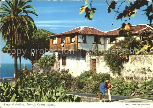 Tenerife A typical dwelling Kat. Islas Canarias Spanien