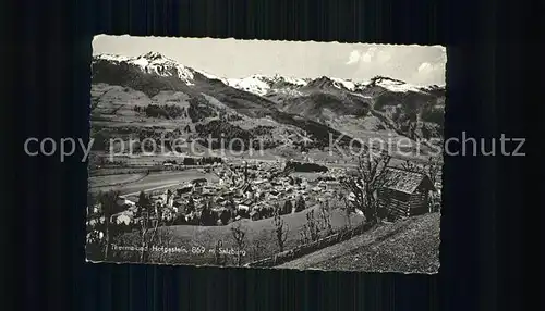 Bad Hofgastein Gesamtansicht mit Alpenpanorama Kat. Bad Hofgastein