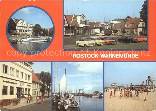 Rostock Warnemuende Weisse Flotte Theodor Koerner Strasse Alte Strom  Kat. Rostock