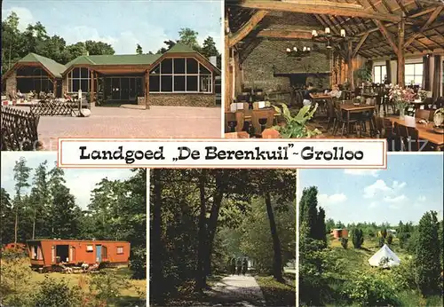 Grolloo Landgoed De Berenkuil Gaststube Bungalow Waldweg Kat. Grolloo