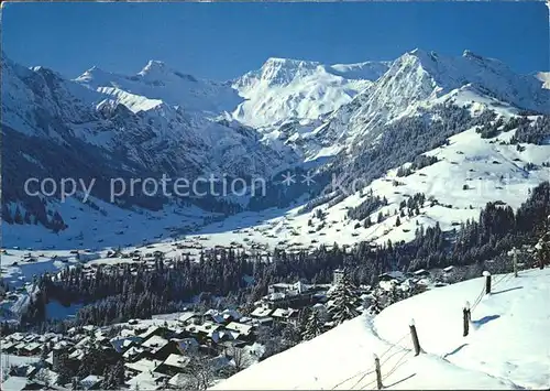 Adelboden Berner Oberland Tierhoernli Steghoernli Fitzer Kat. Adelboden