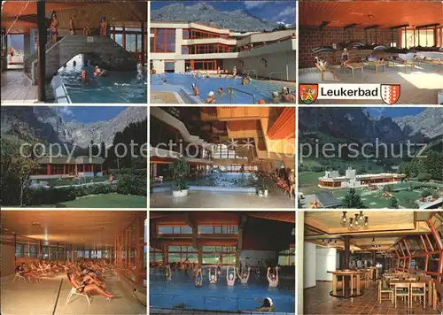 Leukerbad Thermal Badecenter Schleuse  Kat. Loeche les Bains