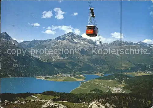 Corvatsch Silvaplana GR Seilbahn Champfer Kat. Silvaplana