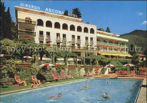 Ascona TI Hotel Ascona Schwimmbad Kat. Ascona