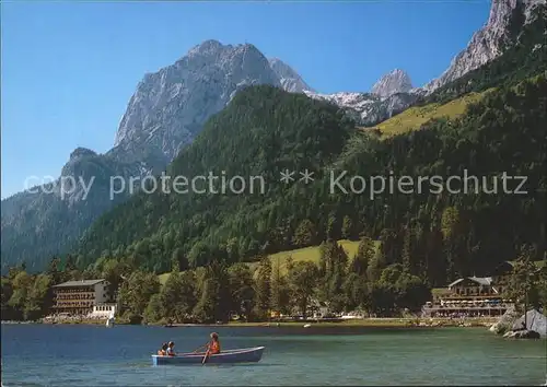 Hintersee Berchtesgaden Reiteralpe Kat. Berchtesgaden