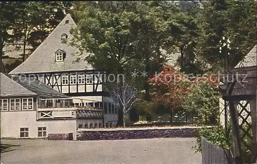 Buchholz Annaberg Restaurant Frohnauer Hammer Kat. Annaberg Erzgebirge