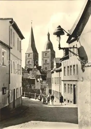 Altenburg Geising Rote Spitzen Kirchtuerme Kat. Geising