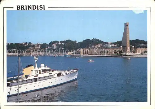 Brindisi Monumento al Marinaio d`italia Denkmal zum Matrosen von Italien Kat. Apulien