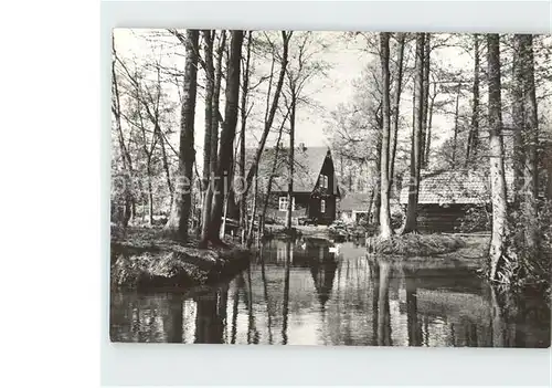 Spreewald Waldhuette Kat. Luebbenau