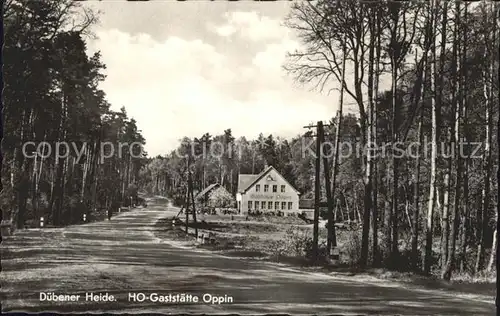 Duebener Heide HO Gaststaette Oppin  Kat. Dueben