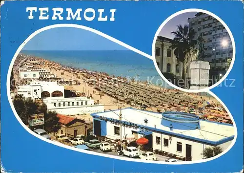 Termoli Panorama Strand Hotel Denkmal Statue Kat. Campobasso