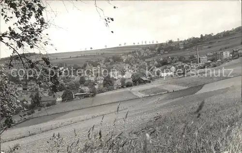 Erzgebirge Region Ortspanorama Bernsbach Kat. Annaberg