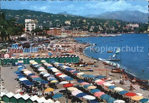 Santa Margherita Ligure Strand Kat. Italien