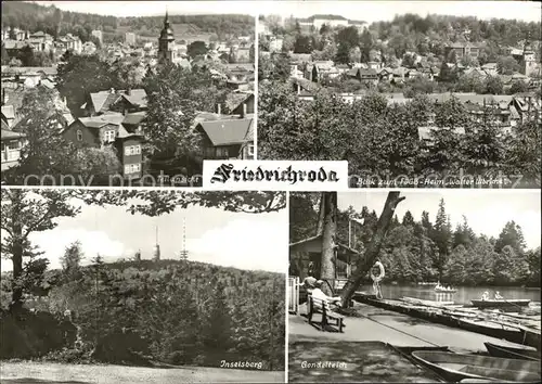 Friedrichsroda Inselsberg Gondelteich  Kat. Friedrichsroda