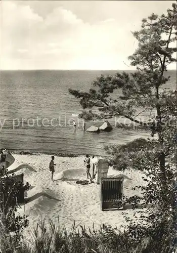 Lubmin Ostseebad Strandpartie Kat. Lubmin