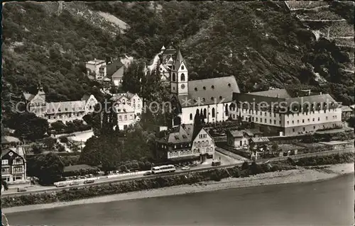 Bornhofen Kamp Wallfahrtsort am Rhein Fliegeraufnahme Kat. Kamp Bornhofen