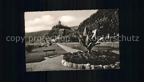 Cochem Mosel Uferpromenade Reichsburg Kat. Cochem