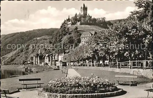 Cochem Mosel Partie an der Mosel Kat. Cochem