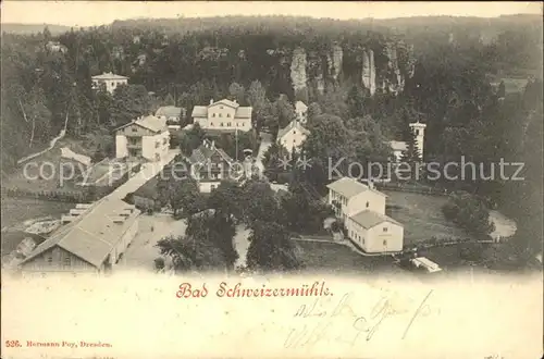 Bad Schweizermuehle Saechsische Schweiz Totalansicht Kat. Schweizermuehle Rosenthal Bielatal