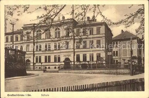 Gross Schoenau Goerlitz Schule Kat. Goerlitz