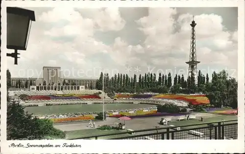 Funkturm Berlin Sommergarten Kat. Bruecken