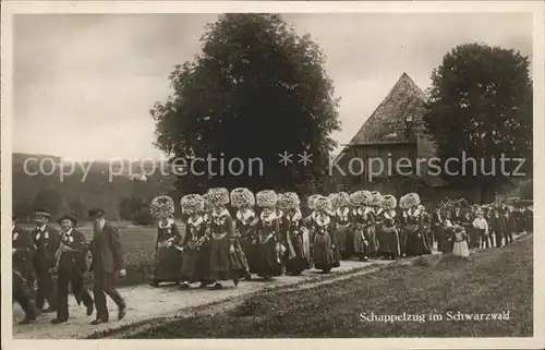 Trachten Schwarzwald Schappelzug  Kat. Trachten