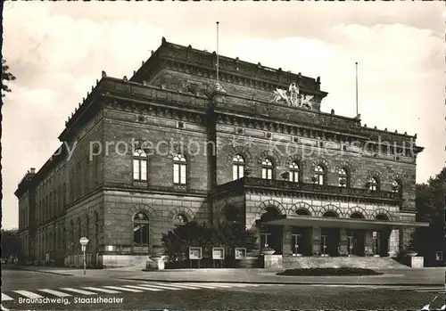 Theatergebaeude Braunschweig Staatstheater Kat. Gebaeude