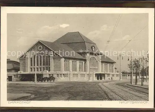 Bahnhof Darmstadt  Kat. Eisenbahn