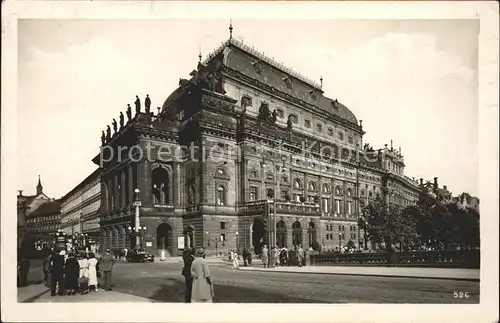 Theatergebaeude Prag Nationaltheater Kat. Gebaeude