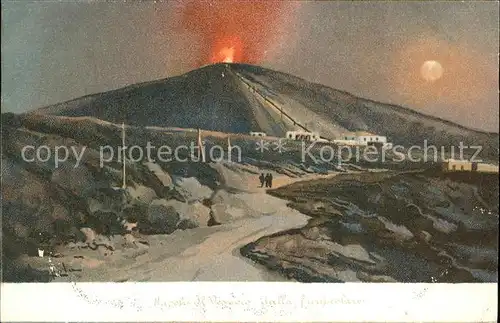 Vulkane Geysire Vulcans Geysers Napoli Vesuv Kat. Natur