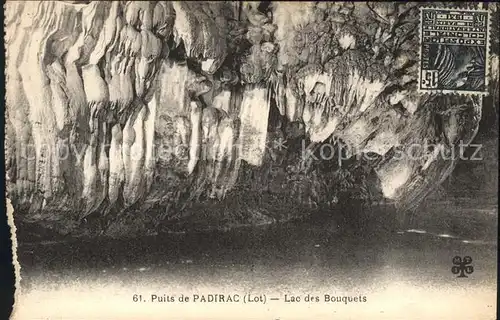 Hoehlen Caves Grottes Puits de Padirac Lac des Bouquets Kat. Berge