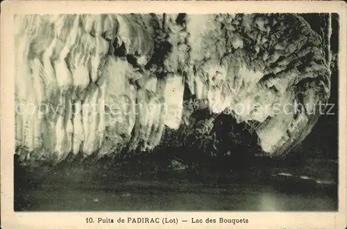 Hoehlen Caves Grottes Puits de Padirac Lac des Bouquets Kat. Berge