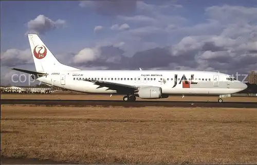 Flugzeuge Zivil Boeing 737 400 JA8992 Japan Airlines JAL Kat. Flug