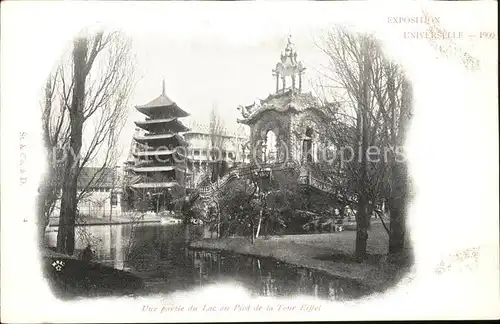 Exposition Universelle Paris 1900 Lac au Pied  Kat. Expositions