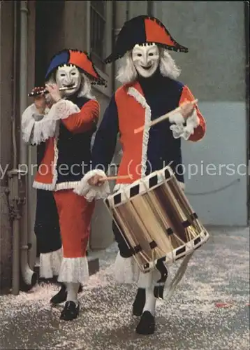 Fasnacht Karneval Basel Harlekin  Kat. Feiern und Feste