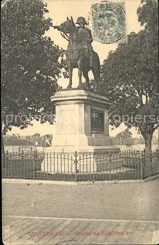 Napoleon Bonaparte Montereau Statue de Napoleon  Kat. Persoenlichkeiten