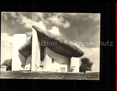 Gebaeude und Architektur Chapelle de Notre Dame du Haut Architecte Le Corbusier Wallfahrtskirche Ronchamp Kat. Gebaeude