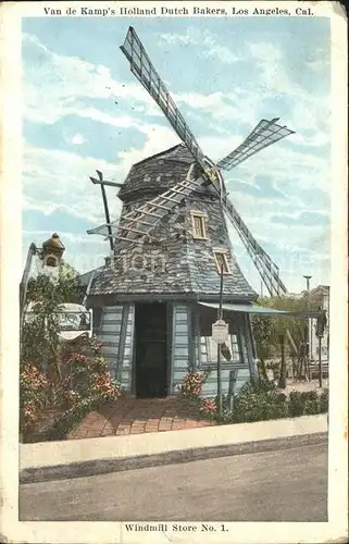 Windmuehle Van de Kamp s Holland Dutch Bakers Los Angeles  Kat. Gebaeude und Architektur