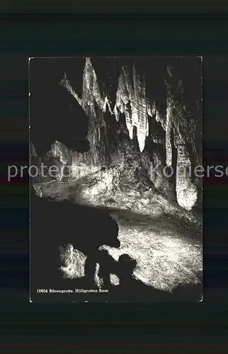 Hoehlen Caves Grottes Baerengrotte Hoellgrotten Baar  Kat. Berge