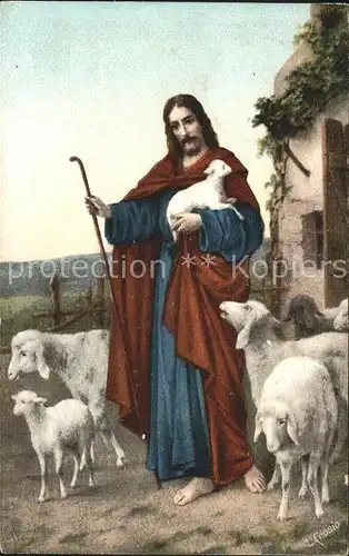 Jesus Schafe Lamm Hirte  Kat. Christentum