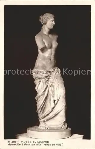 Skulpturen Aphrodite Musee du Louvre Kat. Skulpturen