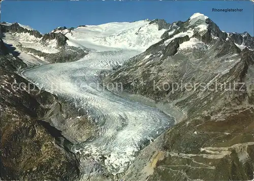 Gletscher Rhonegletscher Galenstock Furkastrasse  Kat. Berge