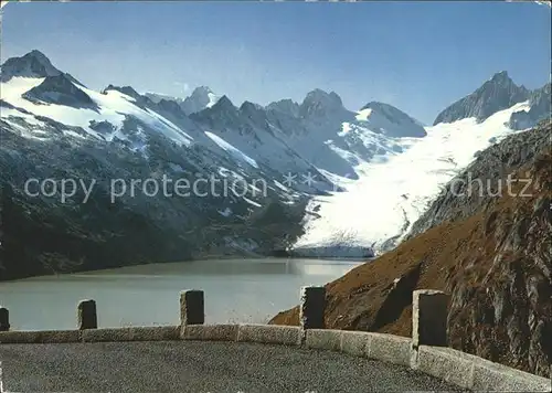 Gletscher Oberaar Grimsel Oberaarsee Loeffelhorn Galmihoerner  Kat. Berge