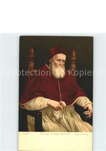 Papst Papa Giulio II Raffaello Sanzio  Kat. Religion