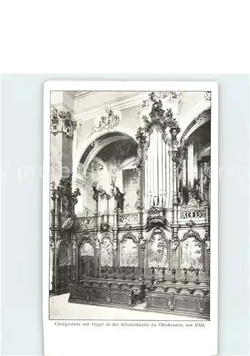 Kirchenorgel Klosterkirche Ottobeuren Kat. Musik